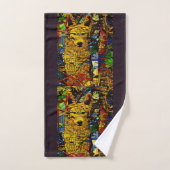 A.I.エンハンスドフォトおもしろい バスタオルセット (ハンドタオル)