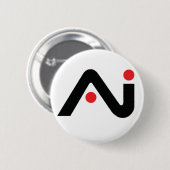 A.i. クラシックなボタン 缶バッジ (正面&裏面)