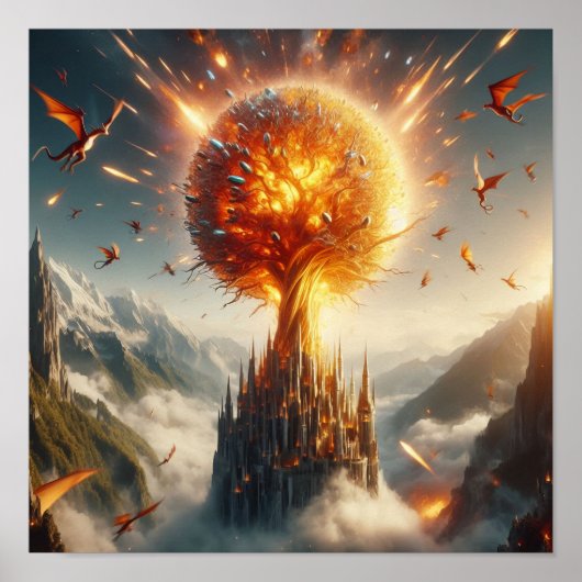 A.I.ゴールデンエルフの木 ポスター (正面)