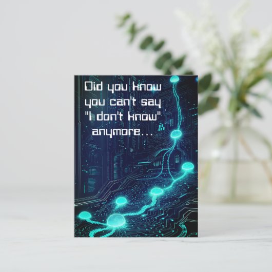 A.I.データベースAiの知性がある必須機能 シーズンポストカード (スタンド正面)