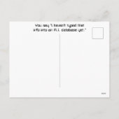 A.I.データベースAiの知性がある必須機能 シーズンポストカード (裏面)