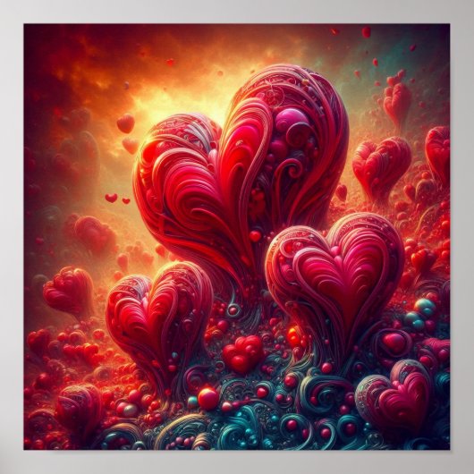 A.I.ハートコラージュ ポスター (正面)