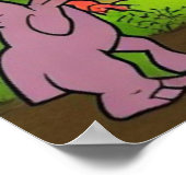 A.I.マンガの恐竜の遊おもしろい ポスター (角)