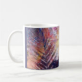 A.I.拡張写真、美しい葉の自然 コーヒーマグカップ (左)