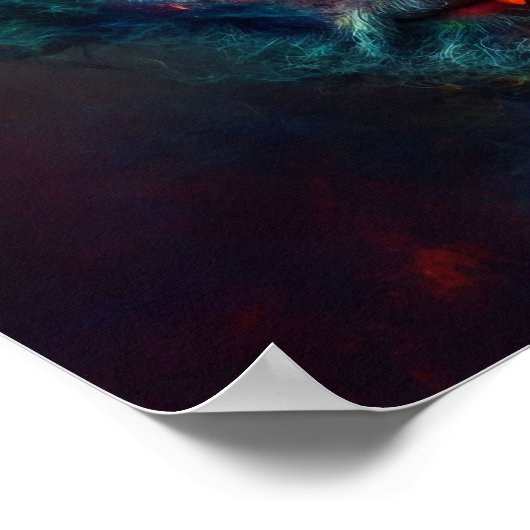 A.I.炎の悪魔顔 ポスター (角)