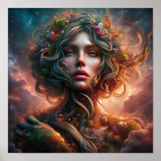 A.I.美しい自然女神 ポスター (正面)