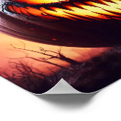 A.I.邪悪な炎のジャック・オ・ランタン ポスター (角)