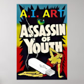 A.I. Art - Assassin of Youth ポスター (正面)