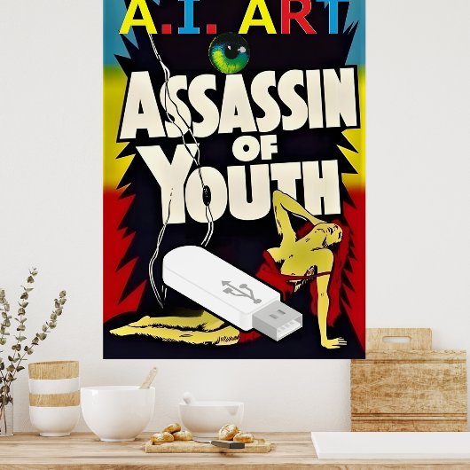 A.I. Art - Assassin of Youth ポスター (キッチン)