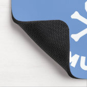 A.I. Must Die™ロゴ(ホワイトフォント)マウスパッド マウスパッド (コーナー)