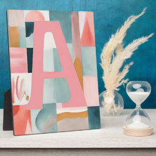 A in Pink AI art フォトプラーク