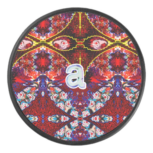 "a" Insert Clown Here アイスホッケーパック (正面)