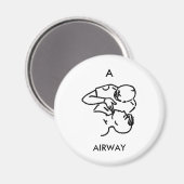 A is for AIRWAY – マグネット (正面/裏面)