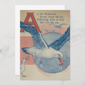 A is for Albatross – フラットサンキューカード サンキューカード (正面/裏面)