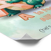 A is for Alligator – アルファベット子供部屋ポスター ポスター (角)