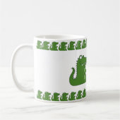 A is for Alligator – Fun Alphabet Cup Design コーヒーマグカップ (左)
