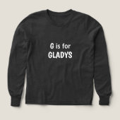 A is for alphabet, Cute Baby/Toddler name  (デザイン正面)