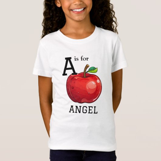 A is for Angel Apple Tシャツ (正面)
