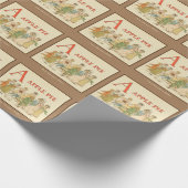 A Is For Apple Pieヴィンテージ復元ベーキングギフト ラッピングペーパー (角)