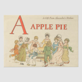 A Is For Apple Pieヴィンテージ復元ベーキングギフト 薄葉紙