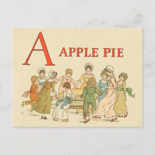 A Is For Apple Pie Data Restored ポストカード (正面)