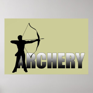 A is for Archer – アーチェリー ポスター