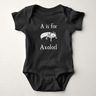 A is for Axolotl ベビーボディスーツ