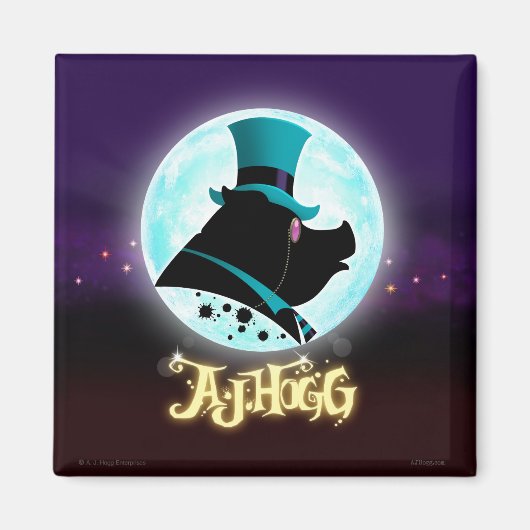 A. J.ホッグ待望ムーンマグネット マグネット (正面)