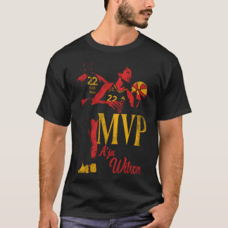 A_ja Wilson MVPラスベガスエースWNBA Tシャツ