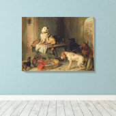 A Jack in Office, c.1833 キャンバスプリント (インサイチュ (ウッドフロア))