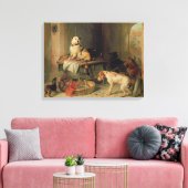 A Jack in Office, c.1833 キャンバスプリント (インサイチュ (リビング))