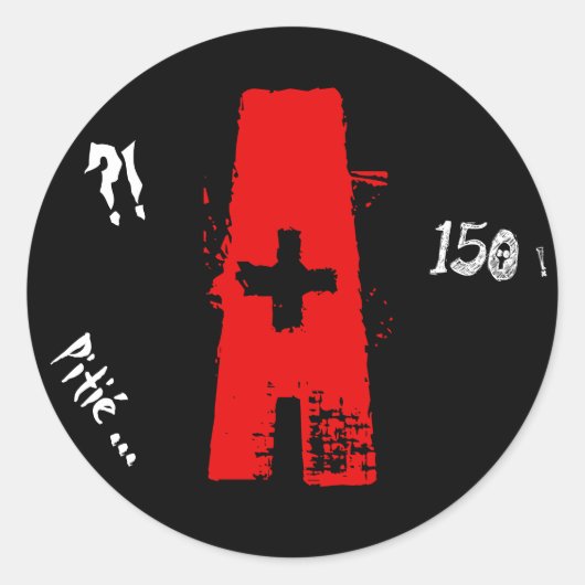 A jeune permis ラウンドシール (正面)