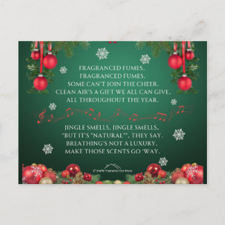 A Jingle Bells Holiday Parody - Jingle Smells ポストカード