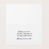 A Jolly Santa Pig - Christmas Fun Card (内部フラット)