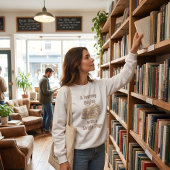 A Journey Begins with a Single Page: Book Lover スウェットシャツ