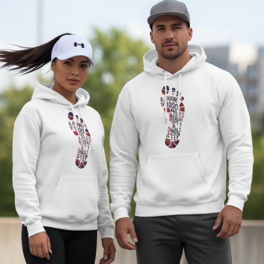 A Journey of 1000 Miles Begins with a Single Step  パーカ