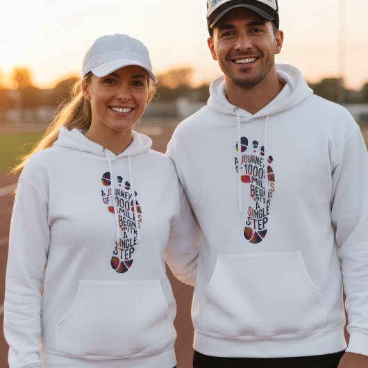 A Journey of 1000 Miles Begins with a Single Step  パーカ