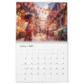 A Journey Through China – 3D Calendar 2026 カレンダー (1月 2027)