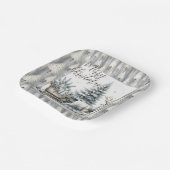 A Journey Through Winter Pines ペーパープレート (傾斜あり)