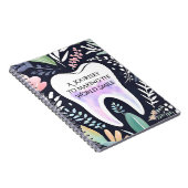A Journey to Smile: Boho Floral Dental Sudent Gift ノートブック (右側)