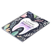 A Journey to Smile: Boho Floral Dental Sudent Gift ノートブック (左側)