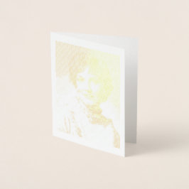 A. Joyce Elliottゴールドフォイルノートカード 箔カード