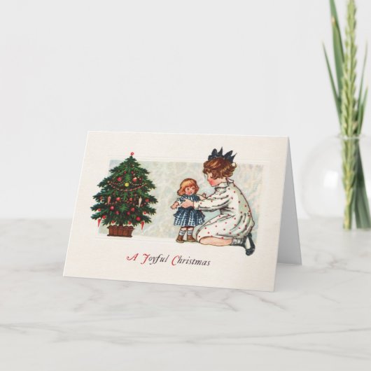 A Joyful Christmas -ヴィンテージ シーズンカード (正面)