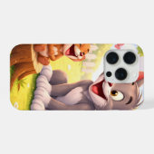 A Joyful Pause in the Garden iPhoneケース (裏面横)