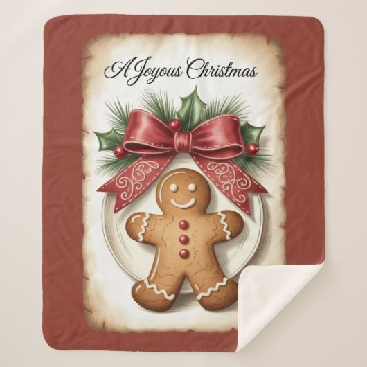 A Joyous Christmas Sherpa Blanket シェルパブランケット (正面)