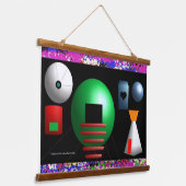 A JP's Artsy Ware Tapestry 吊り下げ型タペストリー (傾斜あり)