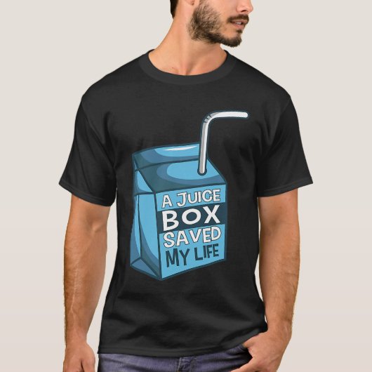 A Juice Box Saved My Life Diabetes Ketoacidosis DM Tシャツ (正面)
