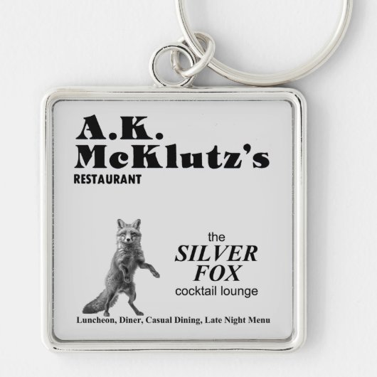 A. K. McKlutz's Restaurant, Arlington Heights, IL キーホルダー (正面)