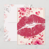 A Kiss For You on a Valentine's Day シーズンポストカード (正面/裏面)