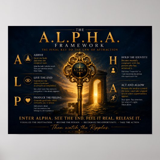 A.L.P.H.A. ポスター 16x12 (正面)